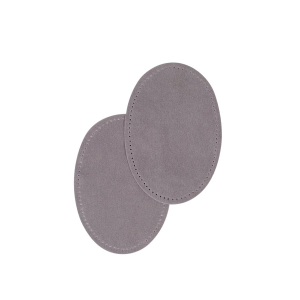 Sew-on suede repair patches