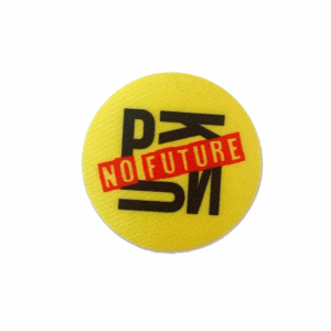 Iron on "punk attitude" patch