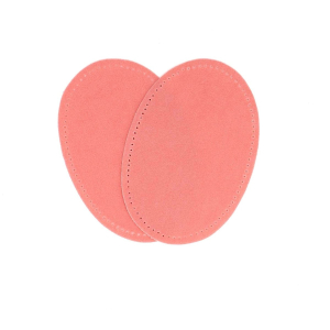 Suede iron on oval repair patches