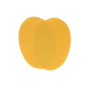 Suede iron on oval repair patches