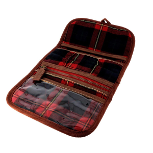 Trousse de couture motif tartan