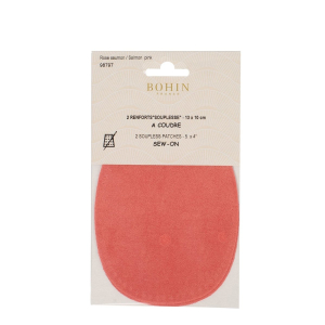 Sew-on colored oval repair patches