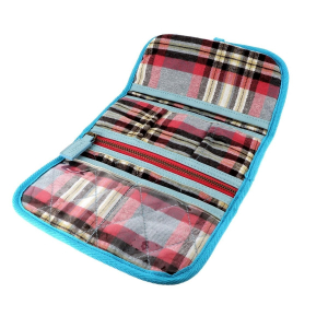 Tartan pattern sewing kit