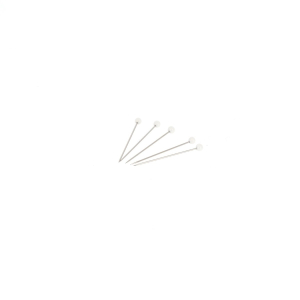 Box of 150 extra fine glass head pins, white - 30 mm - ø 0.60 mm