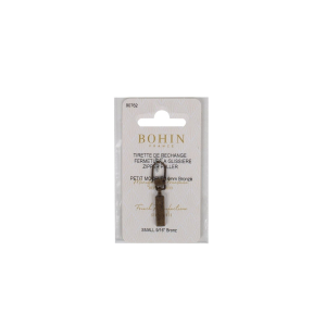 Replacement zip pull-tab - 40 mm x 0.5 mm, silver-coloured,