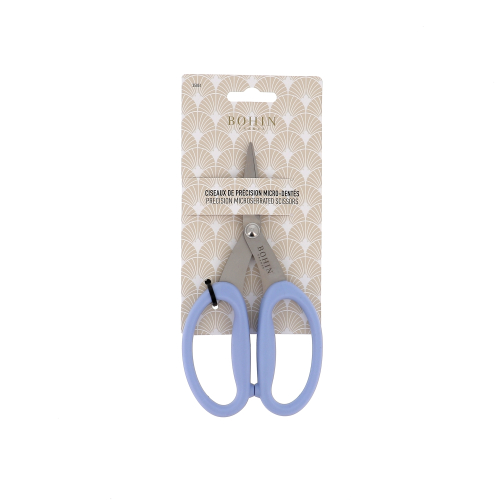 Precision Micro-Serrated Scissors – large and soft handles -17,5cm - Blister