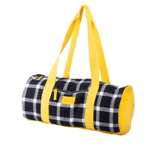 Knitting Tartan bag