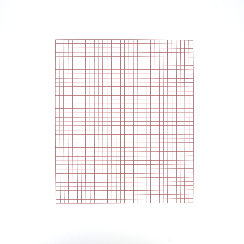 Transparent squared template sheets