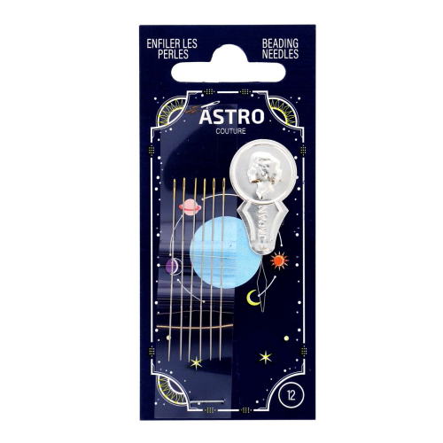 Beading needles 6 pcs + needle threader - Astro Couture