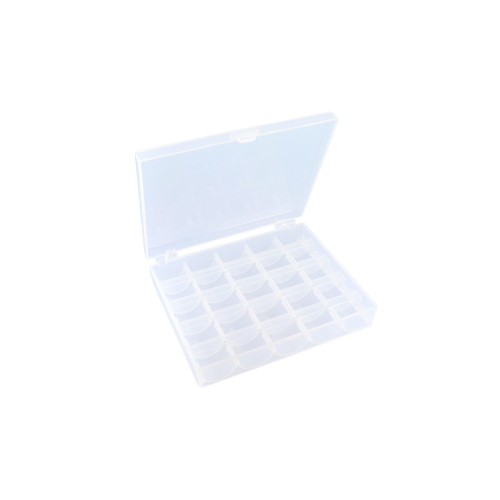 Square plastic bobbins cases