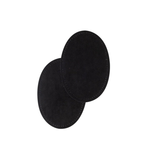 Suede iron on oval repair patches