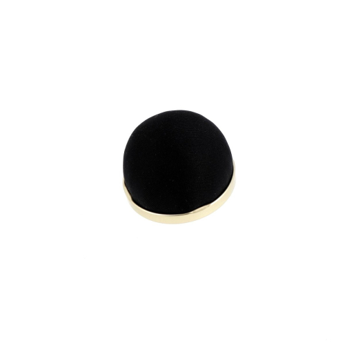 Velvet pincushion to pose black