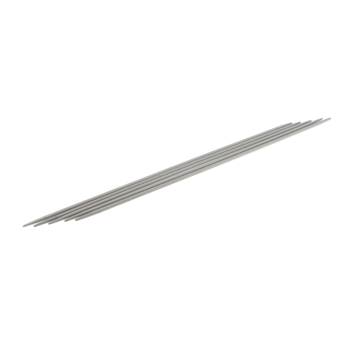 2 points aluminium knitting needles - 7 1/2"